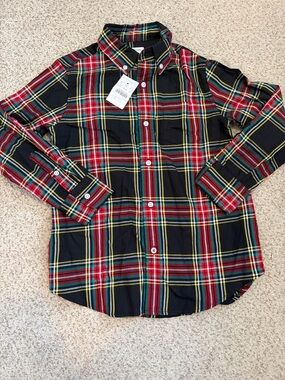 NWT J. Crew Crewcuts Stewart Plaid Shirt, 6-7 (small)
